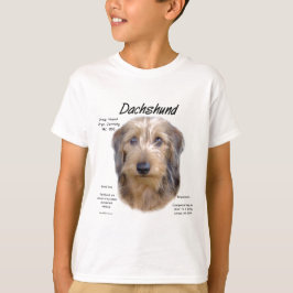 Historikdesign för Dachshund (trådhår) T-shirt