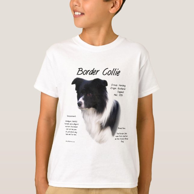 historikdesign för Gräns Collie Tee Shirt (Framsida)