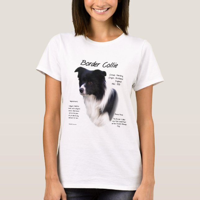 historikdesign för Gräns Collie Tee Shirt (Framsida)