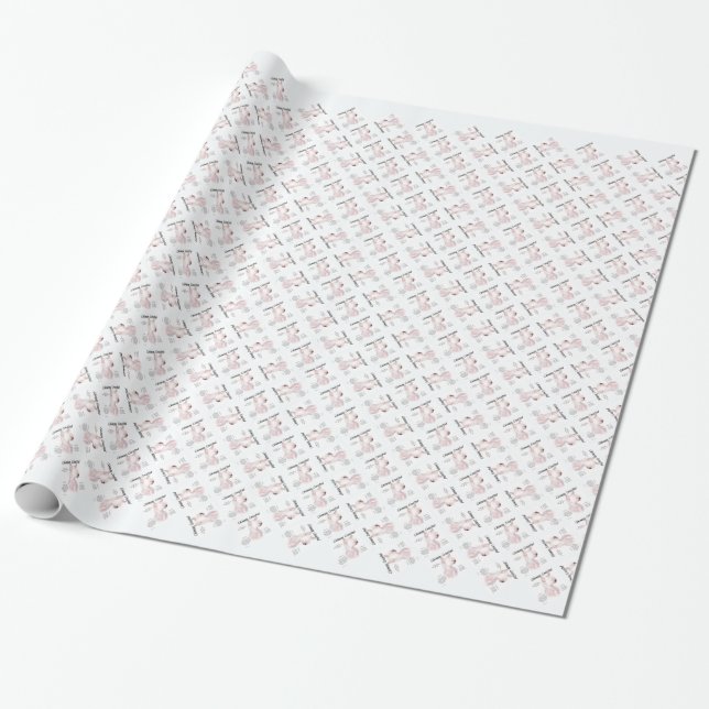 Historikdesign för kinesiska beskurna (hårlösa) presentpapper (Utrullad)
