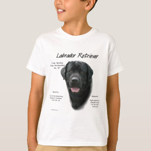 Historikdesign för Labrador Retriever (blk) T Shirt