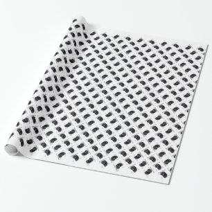 Historikdesign för portugisiska Vatten Hund Presentpapper