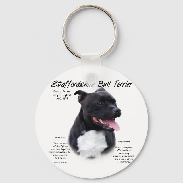 Historikdesign för Terrier-historiken i Stviddshir Nyckelring (Framsida)