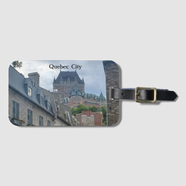 Historikdistriktet i Quebec City Bagagebricka (Framsida horisontal)