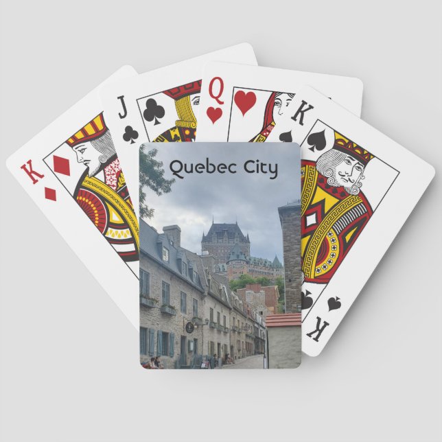Historikdistriktet i Quebec City Casinokort (Baksidan)