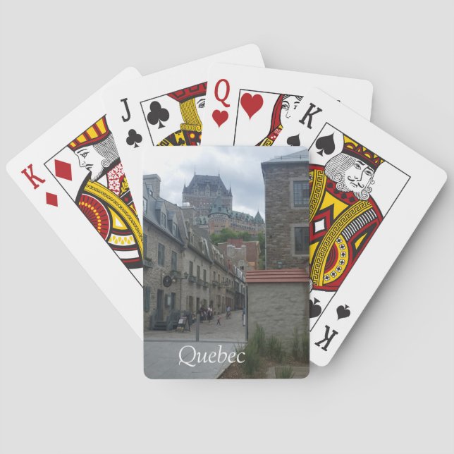 Historikdistriktet i Quebec City Casinokort (Baksidan)
