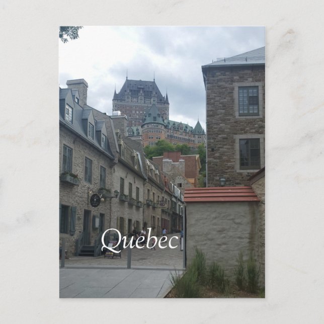 Historikdistriktet i Quebec City Helg Vykort (Framsida)