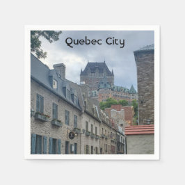 Historikdistriktet i Quebec City Pappersservett