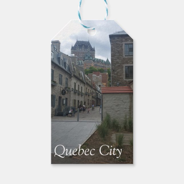 Historikdistriktet i Quebec Presentetikett (Framsidan)