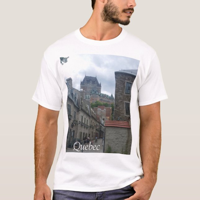 Historikdistriktet i Quebec T Shirt (Framsida)