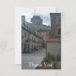 Historikdistriktet i Quebec Tack Kort