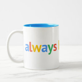 Historikera alltid Två-Tonad mugg