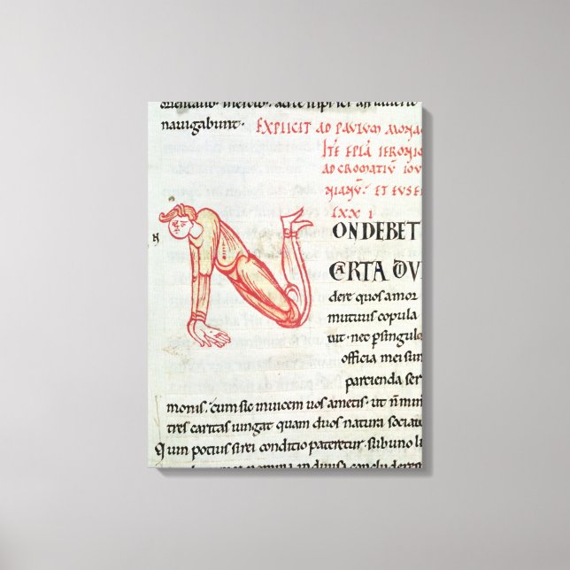 Historikerat inledande 'N' Canvastryck (Framsida)