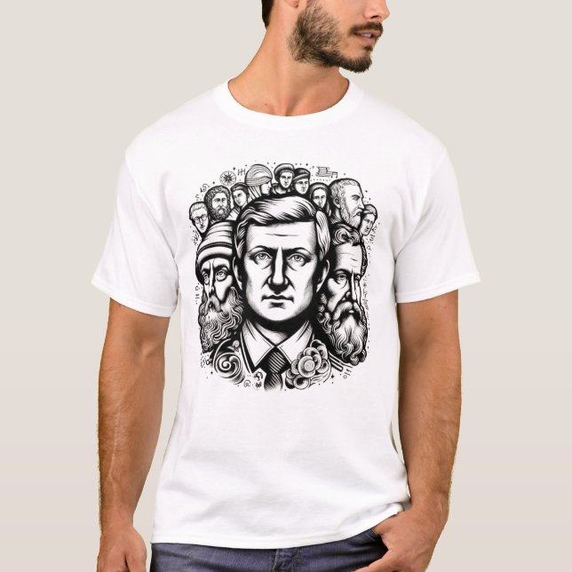 Historikikoner disposition T-Shirt (Framsida)