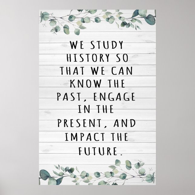 Historiklärarklassrum Poster (Framsidan)