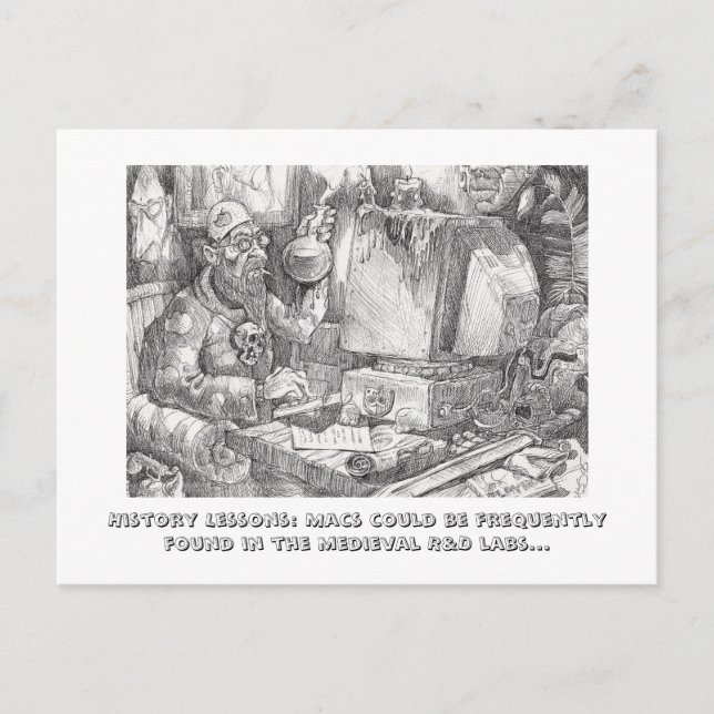 Historiklärdomar om Macs Vykort (Framsida)