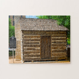 Historiklogg Cabin Texas. Pussel