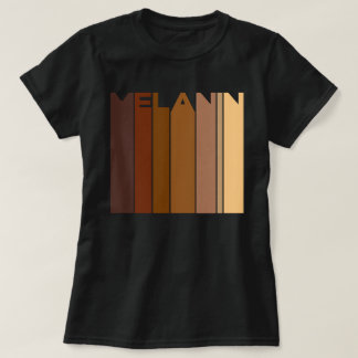 Historikmånad för Retro Melanin Black T Shirt