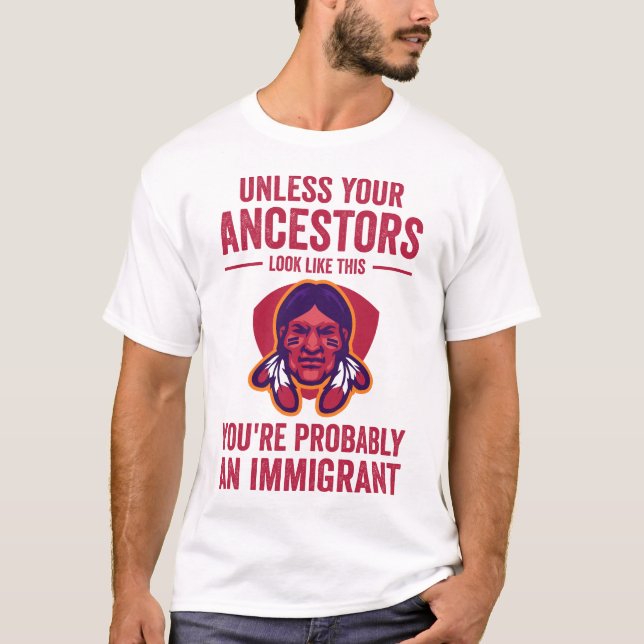 Historikmånad i Indian, arv T Shirt (Framsida)