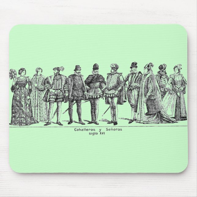 Historikmässig costumes Mouse Pad Musmatta (Framsidan)