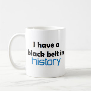 Historiksvart bälte kaffemugg