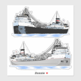 Historikuppsättning för Boland och Saginaw Klistermärken