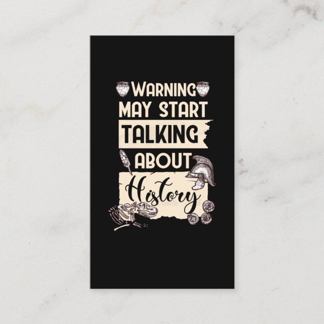 Historikyrke - nunyhistorik visitkort (Framsida)