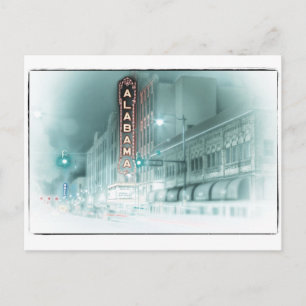 Historisk Alabama-teater i Birmingham, Alabama Vykort