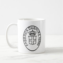 Historisk antikt italienskt arsenal Terni logotyp Kaffemugg