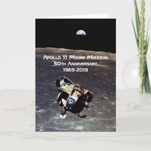 Historisk årsdag för Apollo 11 månebeskickning Kort