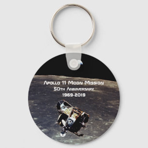 Historisk årsdag för Apollo 11 månebeskickning Nyckelring