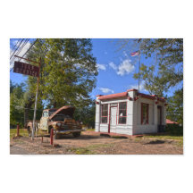 Historisk Bensinstation Med Självbetjäning, Texas