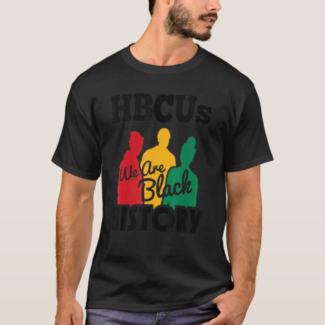 Historisk Black College Universiteten Hbcu Black H T Shirt (Framsida)