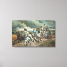 Historisk brandmotor (av Eugène Burnand)