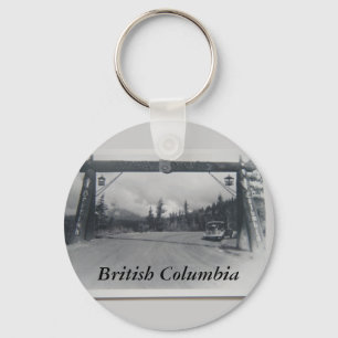 Historisk British Columbia keychain Nyckelring