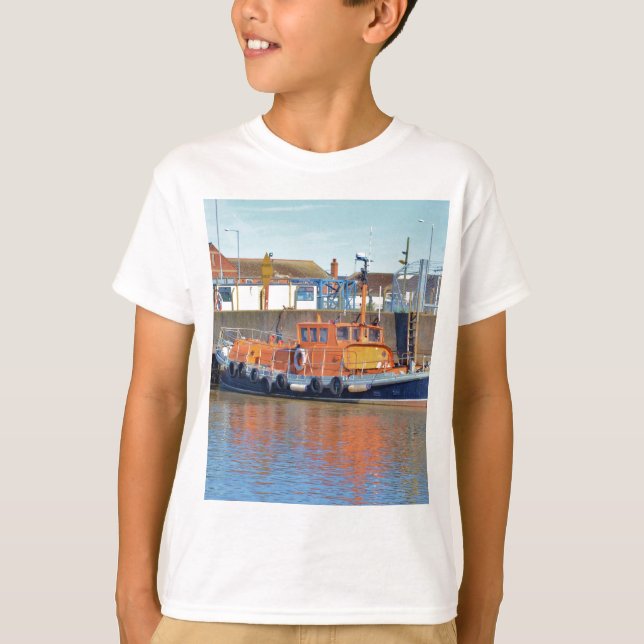 Historisk brittisk Lifeboat T-shirt (Framsida)