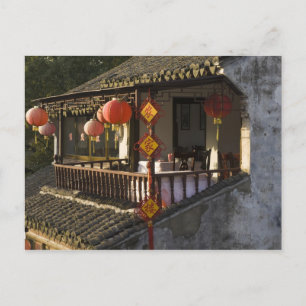Historisk byn Zhouzhuang Vatten, Zhouzhuang. Vykort