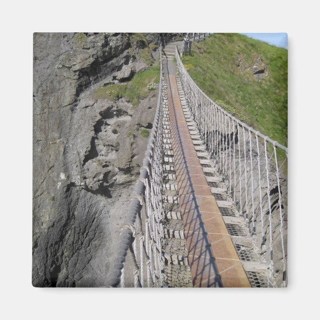 Historisk Carrick-a-rede-repbro, norra Magnet (Framsidan)