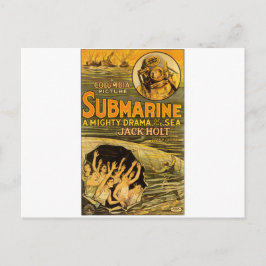 Historisk filmplakat vykort