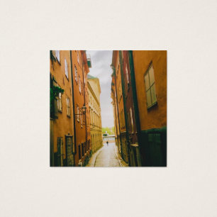 Historisk gamla stan, Gamla Stan, Stockholm, Sveri Fyrkantigt Visitkort