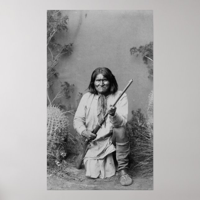 Historisk Iconic Native Indian Geronimo Poster (Framsidan)