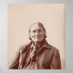 Historisk Iconic Native Indian Geronimo Poster