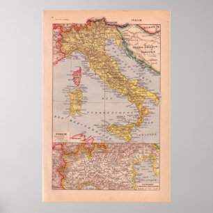 Historisk italien 1920 för vintage poster
