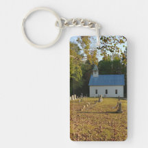 Historisk kyrka och kyrkogård