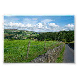 Historisk landskap i Yorkshire Fototryck
