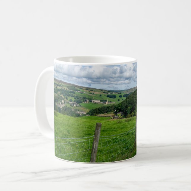 Historisk landskap i Yorkshire Kaffemugg (Framsida vänster)