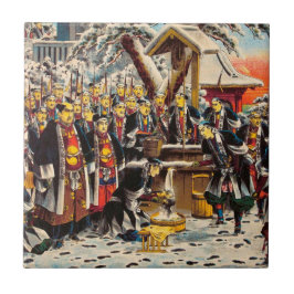 Historisk måla Japan Bushido för klassiker Kakelplatta