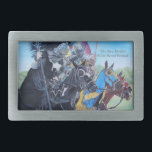 historisk medeltida knivar på hästar<br><div class="desc">Den här unika låset har en av mina favoritmålningar på den, jouttknivarna på horseback-målningen heter "The Four Knight of The Forest Festival". Jag målade det från ett foto som jag tog när jag var på Forest Festival på Chingford Plains i Förenade kungariket. Skogsfestivalen äger rum varje år och den firar...</div>