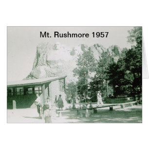 Historisk Mt. Rushmore Bild Hälsningskort