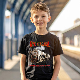 Historisk NYC Niagara-tåg ånglokomotiv T Shirt